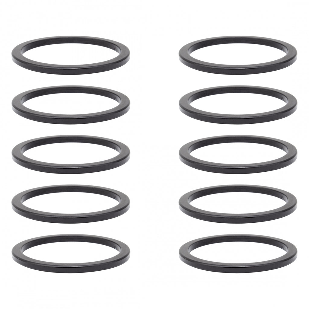 CUP SPACER ORIGIN 8 fINT BOTTOM BRACKET CUP 35.0x41.85x2.5mm SHI/GXP ALLOY BLACK BGof10