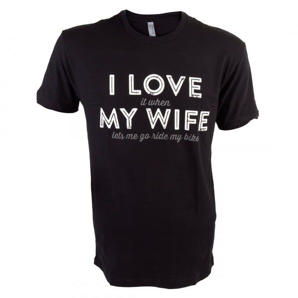 T-SHIRT DHD I LOVE MY WIFE SMALL BLACK