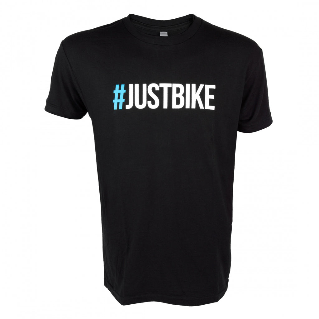 T-SHIRT JBI.BIKE #JUSTBIKE SML BLACK