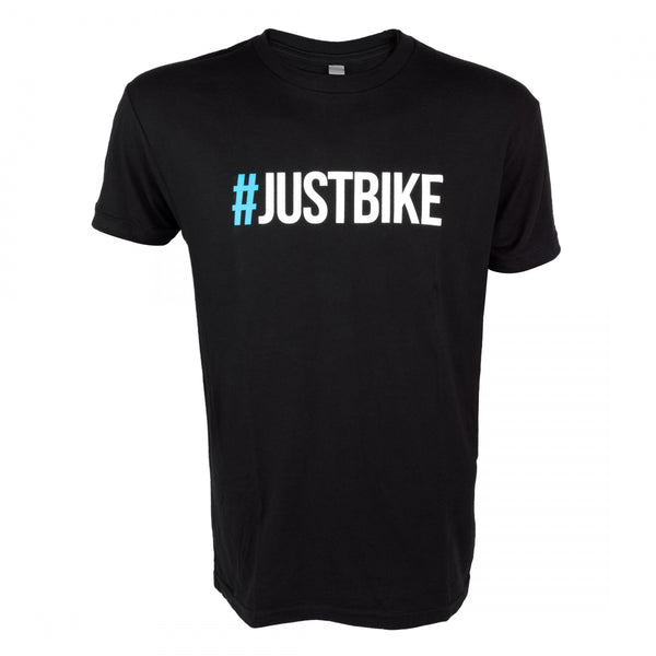 T-SHIRT JBI.BIKE #JUSTBIKE MED BLACK