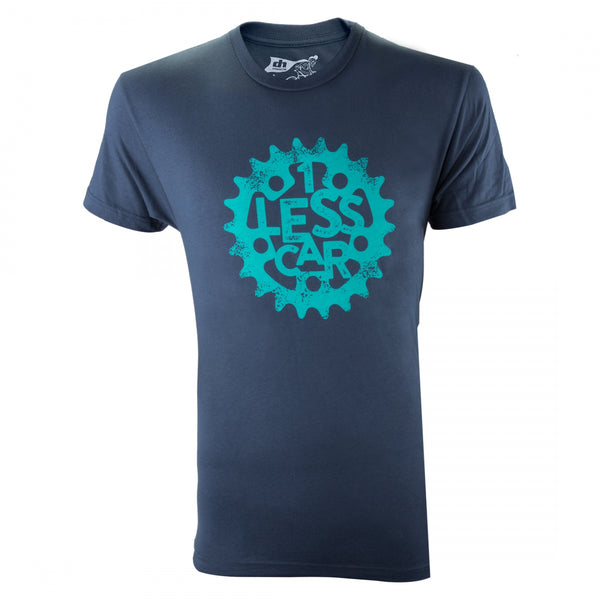 T-SHIRT DHD 1 LESS CAR SMALL BLUE