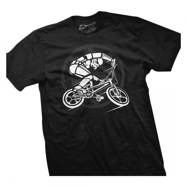 T-SHIRT DHD BMX TROOPER SEAT SMALL  BLACK