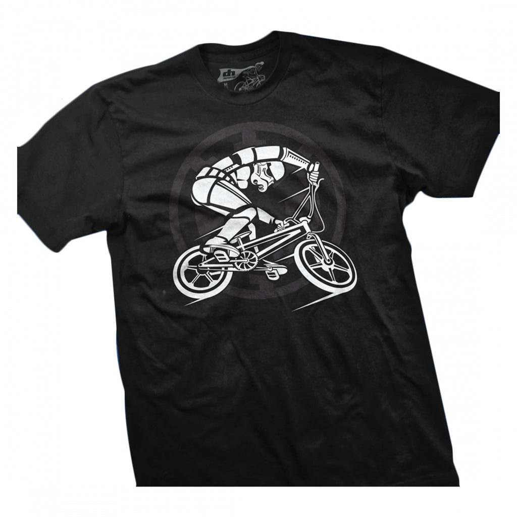 T-SHIRT DHD BMX TROOPER SEAT LARGE  BLACK