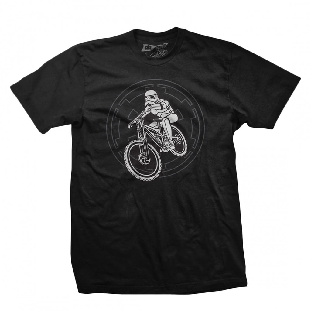 T-SHIRT DHD MTB TROOPER SEAT LARGE  BLACK