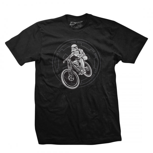 T-SHIRT DHD MTB TROOPER SEAT LARGE  BLACK