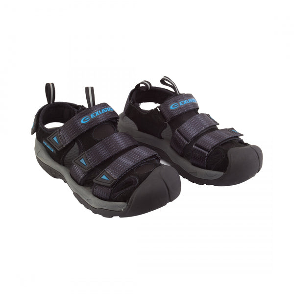 EXUSTAR SANDAL SS515 39-40 BLACK