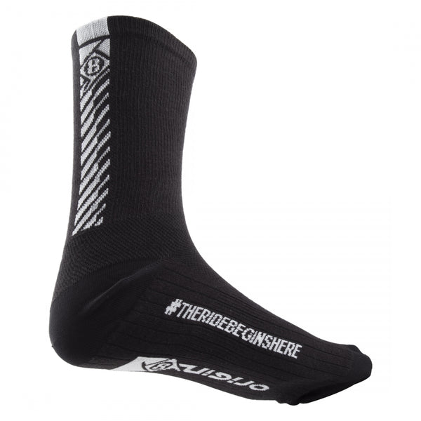 SOCKS ORIGIN 8 SPEED LG/XL BLACK