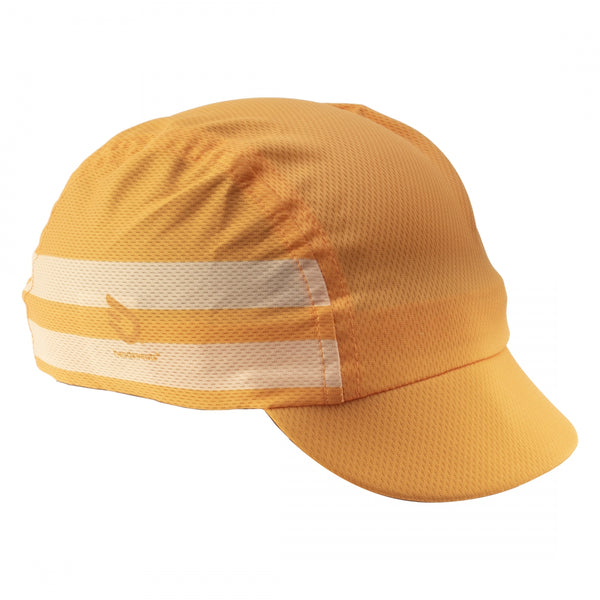 CAP H/S CYCLE CAP STRIPES MANDARIN ORANGE