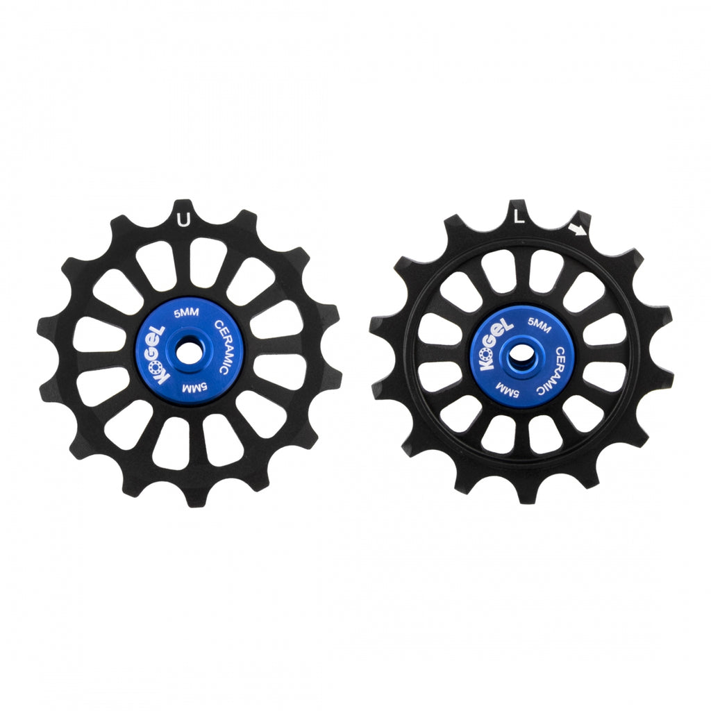 KOGEL PULLEY ALLOY 14T/14T OS HYBRID CERAMIC NW SRAM EAGLE PAIR BK/BU (K)