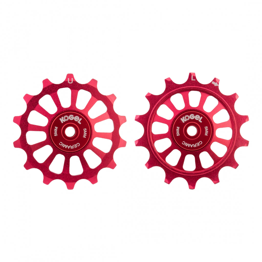 KOGEL PULLEY ALLOY 14T/14T OS HYBRID CERAMIC NW SRAM EAGLE PAIR RD (K)