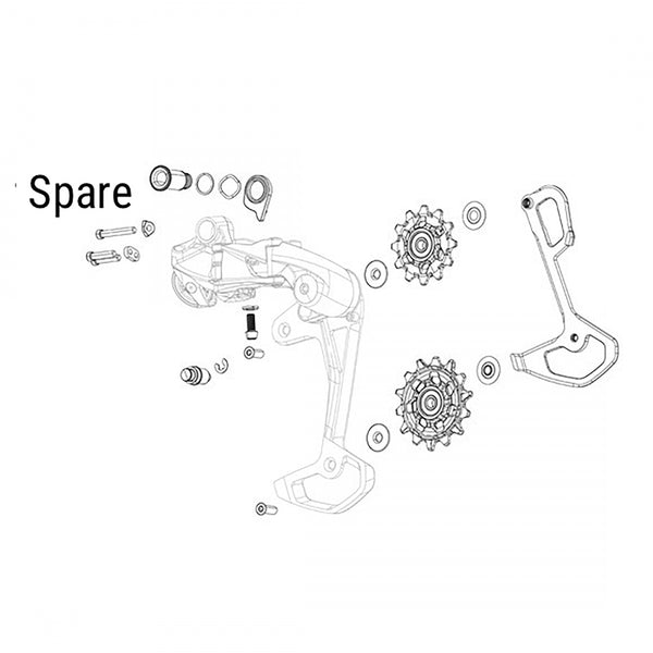 SRAM PULLEY APEX XPLR AXS ETAP 12t