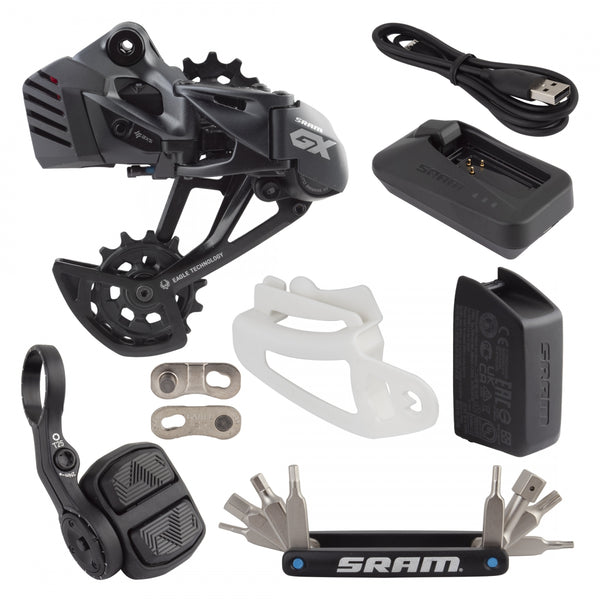 GROUP UPGRADE KIT SRAM GX EAGLE AXS RDwBATT/POD-CONTROLLER/CHARGER-CORD CHAIN GAP TOOL BLACK