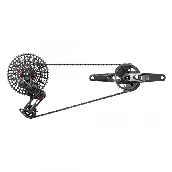 SRAM X0 EAGLE T-TYPE V2 AXS RD/TRIGGER-SHIFTER/CRANK DUB 12s-165x32DM/CHAIN/CASS 10-52 BLACK