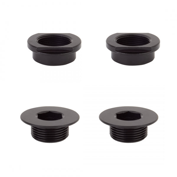 FORK BOX 20mm TO 10mm AXLE ADAPTER SET BLACK