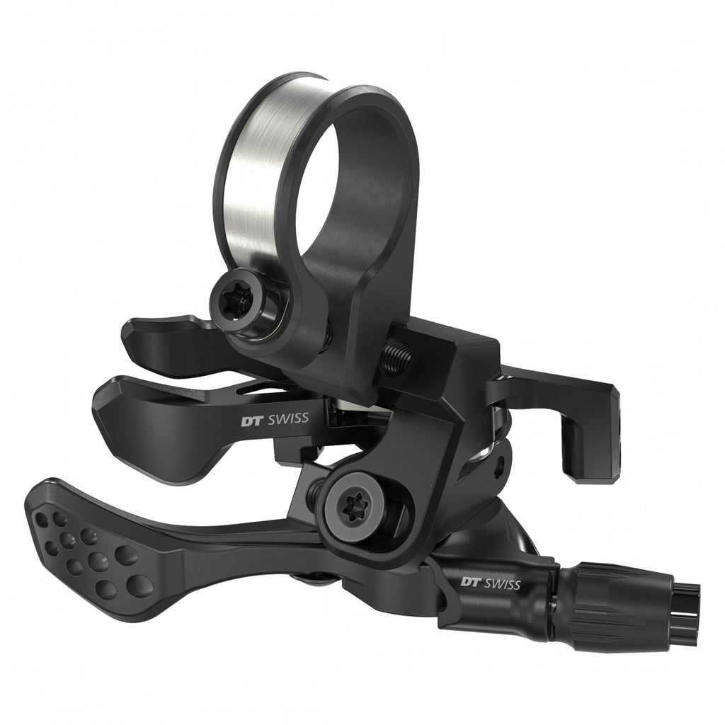 FORK DT LOCKOUT LEVER LH REMOTE L3 DBLSTAGE w/MATCHMAKER BLACK