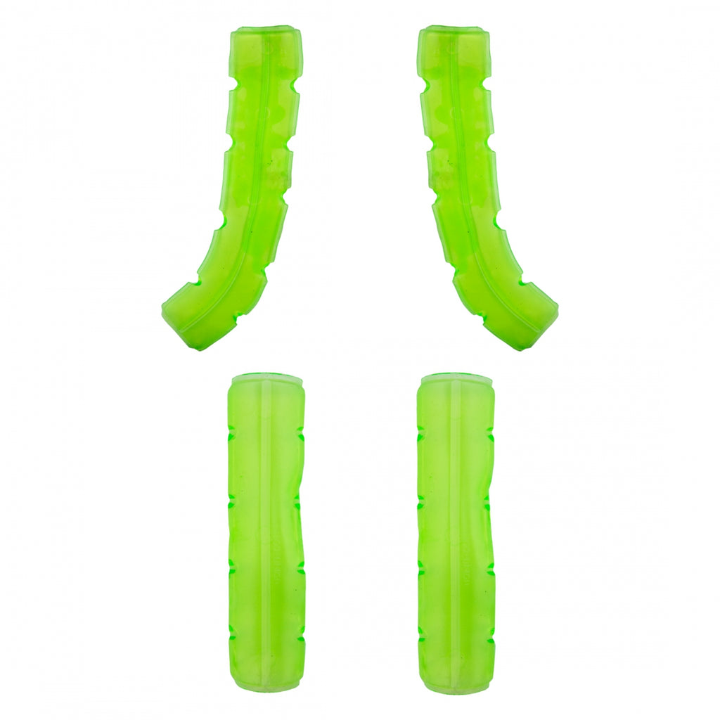 ORIGIN 8 GREEN GELLY HANDLEBAR GEL PADS GN