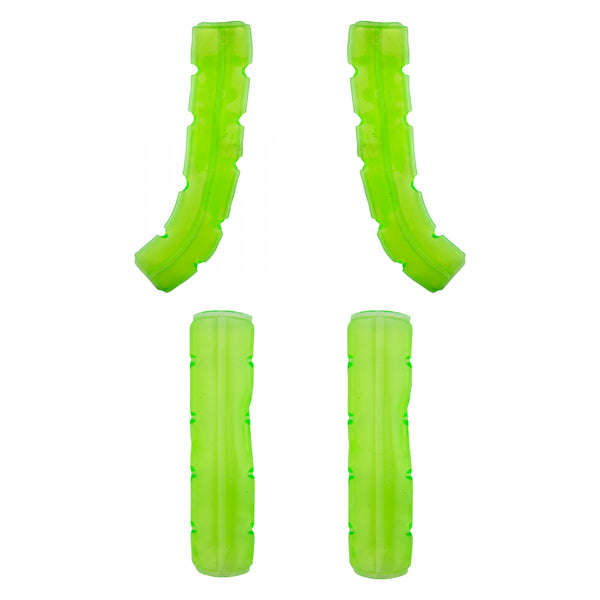 ORIGIN 8 GREEN GELLY HANDLEBAR GEL PADS GN