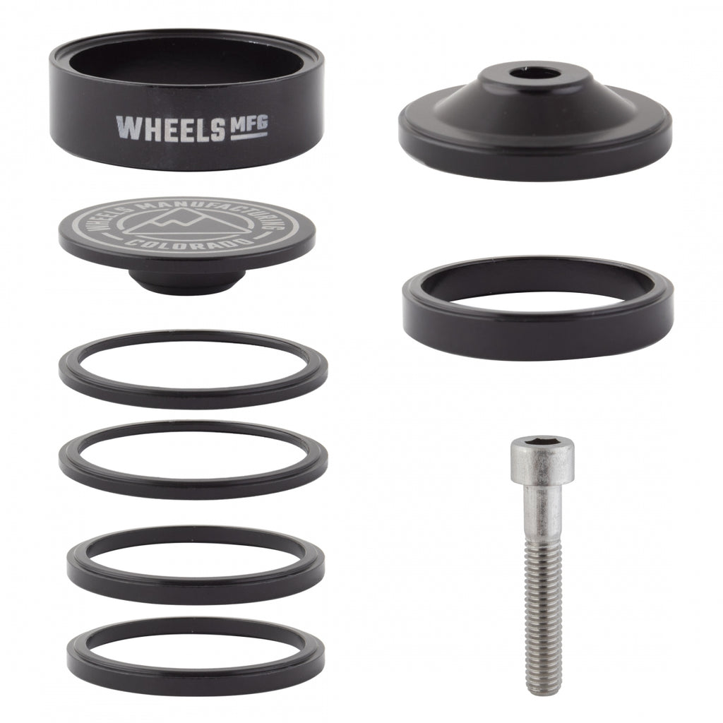 WHEELS MANUFACTURING SPACER STACKRIGHT PRO KIT BLACK