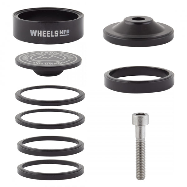 WHEELS MANUFACTURING SPACER STACKRIGHT PRO KIT BLACK