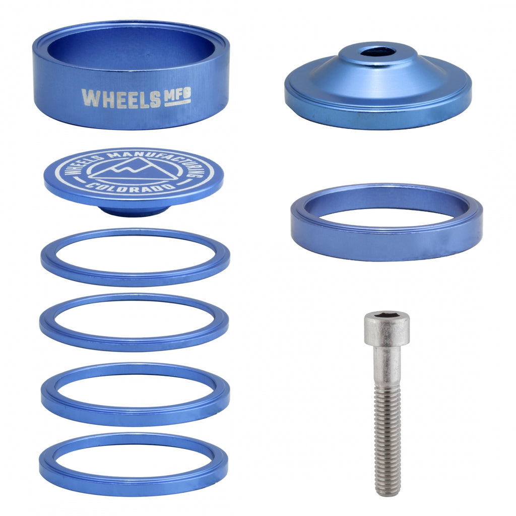 WHEELS MANUFACTURING SPACER STACKRIGHT PRO KIT BLUE