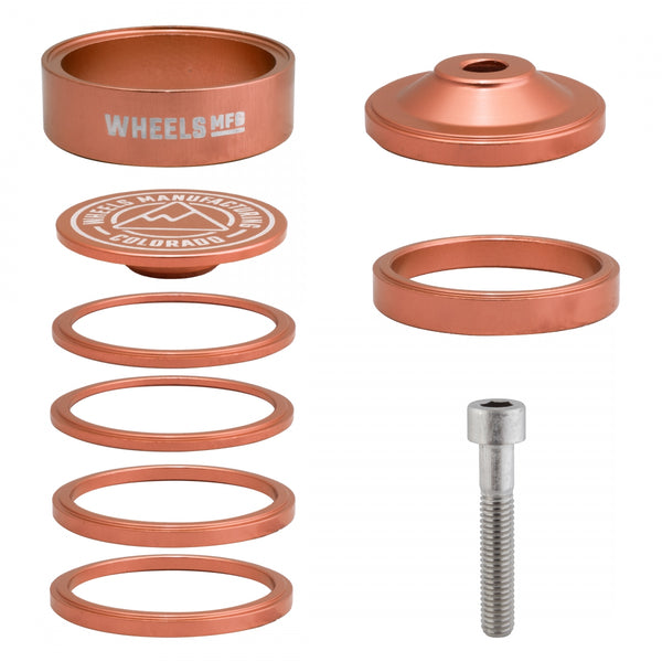 WHEELS MANUFACTURING SPACER STACKRIGHT PRO KIT ORANGE