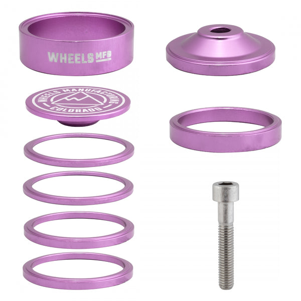 WHEELS MANUFACTURING SPACER STACKRIGHT PRO KIT PINK