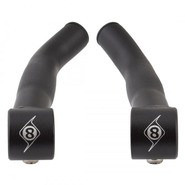 ORIGIN 8 BAR ENDS C-LITE SHORT ALLOY BLACK