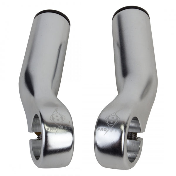 ORIGIN 8 BAR ENDS P-LITE ALLOY SILVER