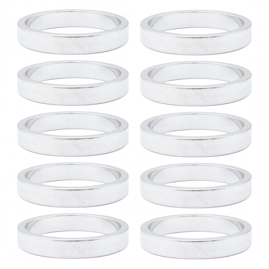 ORIGIN 8 SPACER ALLOY 5mmx1in SILVER BGof10
