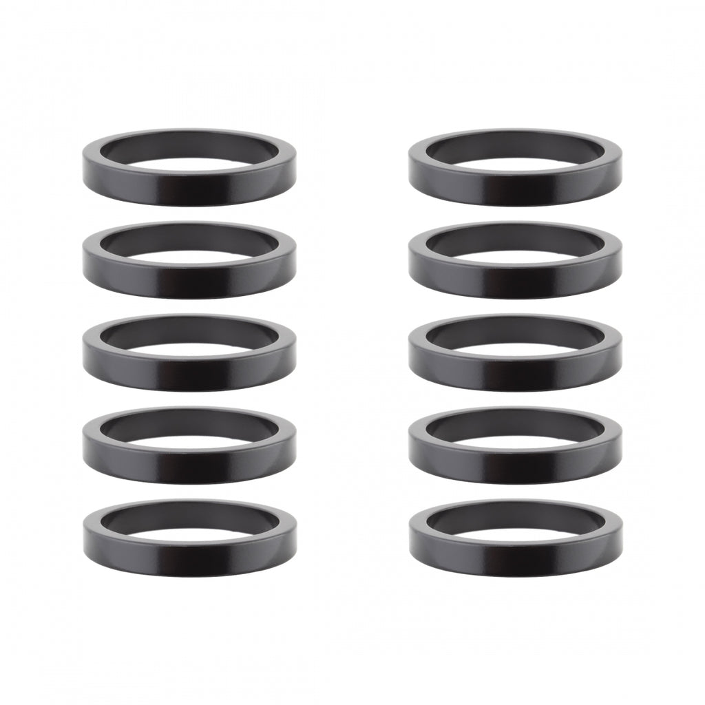 ORIGIN 8 SPACER ALLOY 5mmx1-1/8 BLACK BGof10