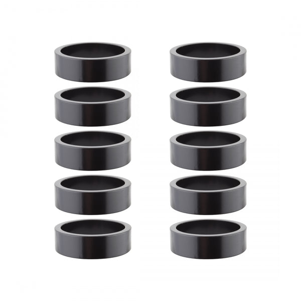 ORIGIN 8 SPACER ALLOY 10mmx1-1/8BK BGof10