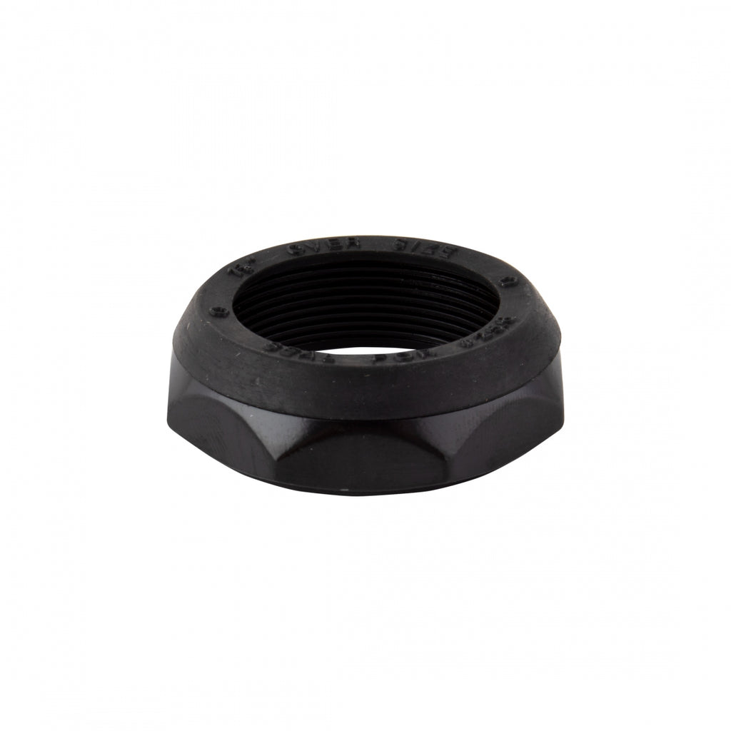 ORIGIN 8 LOCK NUT TOP THRD 1-1/8 BLACK BGof10