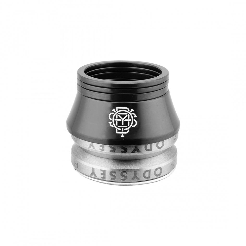 ODYSSEY INT MX 1-1/8 BLACK w/CONICAL SPACER