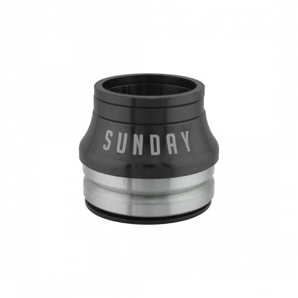 SUNDAY INT HIGH 15mm MX 1-1/8 CMPY45d BLACK w/CONICAL SPACER