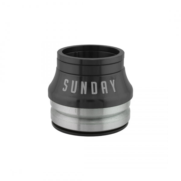 SUNDAY INT HIGH 15mm MX 1-1/8 CMPY45d BLACK w/CONICAL SPACER