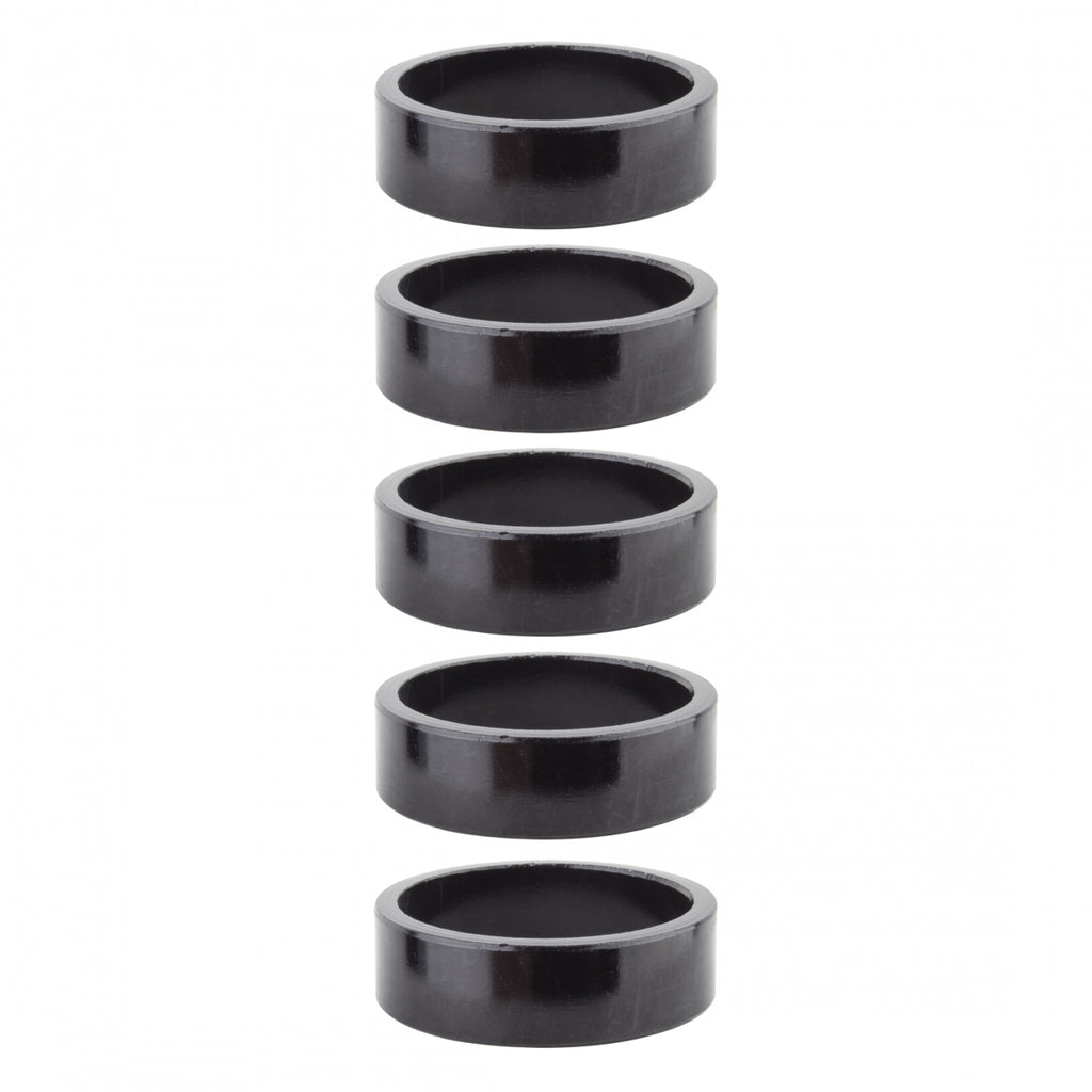 WHEELS MANUFACTURING SPACER ALLOY 10mmx1-1/8 BLACK BGof5