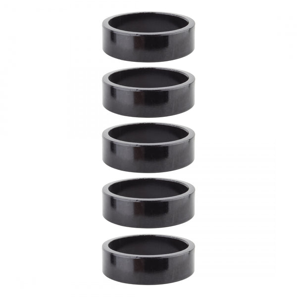 WHEELS MANUFACTURING SPACER ALLOY 10mmx1-1/8 BLACK BGof5