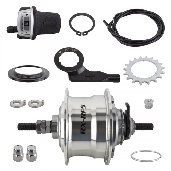 S/A 5sp RXRF5 32 SILVER w/TRIM KIT/TWIST-SHIFTER TSC50/CABLE 1700mm 18T 135/185mm ROTARY