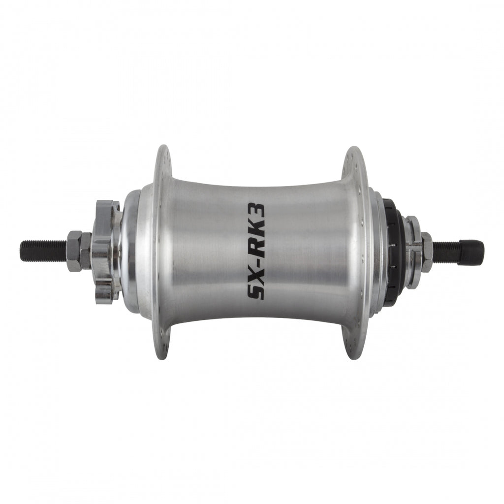 S/A 3sp SXRK3 36 6B SILVER w/TRIM KIT/TWIST-SHIFTER TSS33/CABLE 170/215mm NON-ROTARY