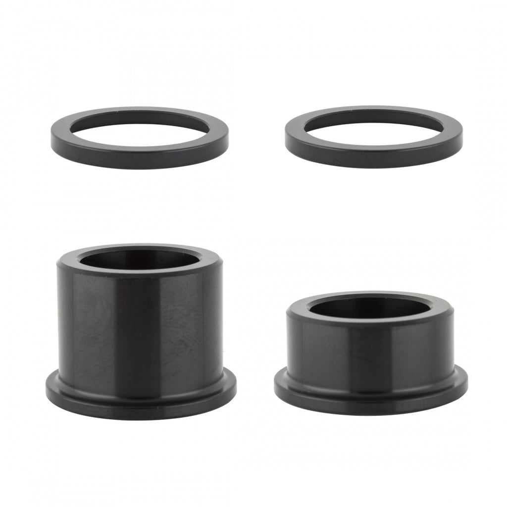 END CAP DT 350/370 FRONT 12x100/110 TO 15x100/110 ORANGE FROM TORQUE CAP BLACK