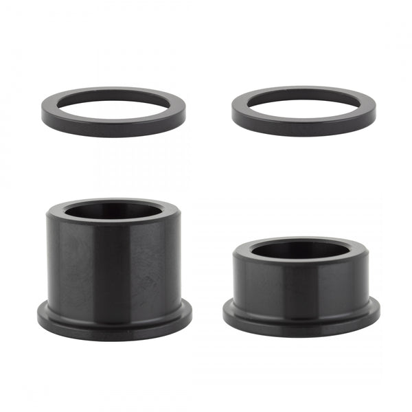 END CAP DT 350/370 FRONT 12x100/110 TO 15x100/110 ORANGE FROM TORQUE CAP BLACK