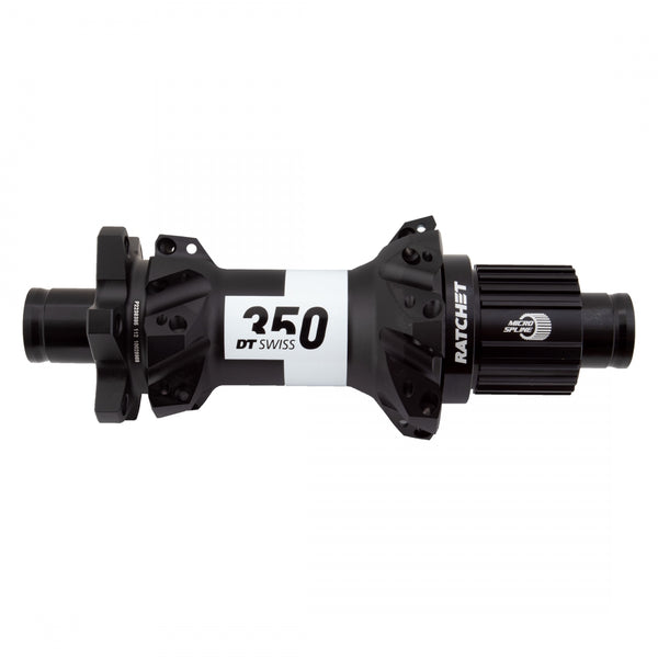 DT 350 MTB STRAIGHT PULL 28x148x12mmTA MICROSPLINE 6B 36T RATCHET BLACK (L)