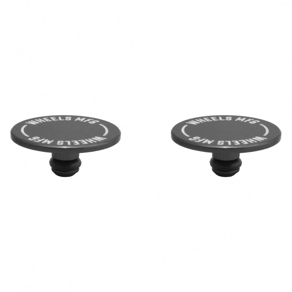 WHEELS MANUFACTURING THRU AXLE CAP SET BLACK