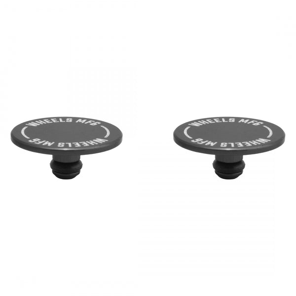 WHEELS MANUFACTURING THRU AXLE CAP SET BLACK