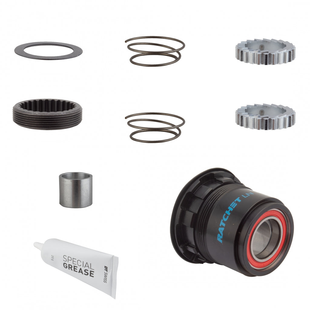 DT UPGRADE KIT 3-PAWL TO RATCHET LN STEEL 18T XD
