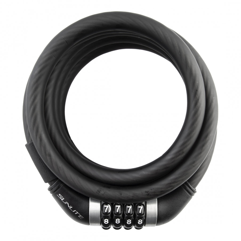 SUNLITE CABLE 12mmx6f COM w/BKT COIL BLACK