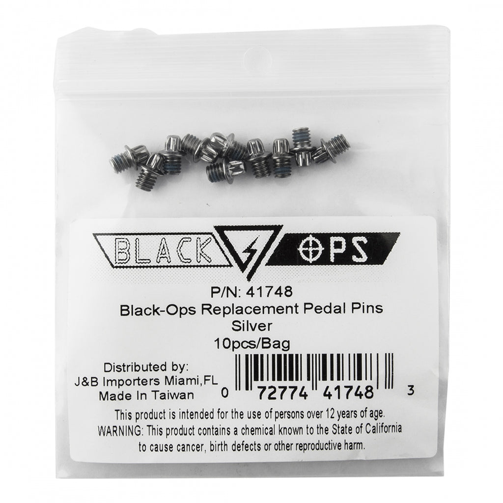 BLACK-OPS TORQLITE UL M4-8 REPLACEMENT PINS SILVER BGof10