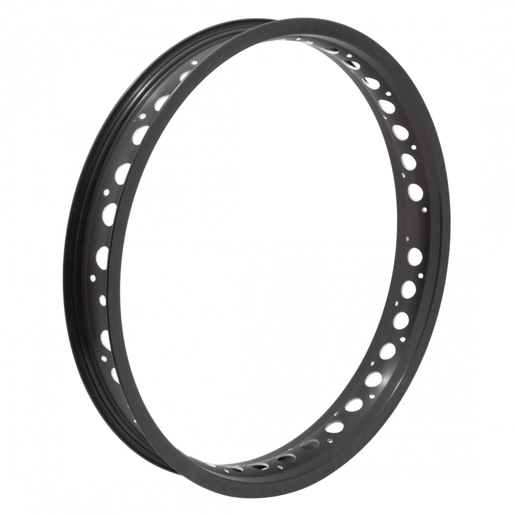 RIM 20x54mm P60 ALLOY 13g w/PUNCHED HOLES BLACK 36H f/E-FAT-TAD