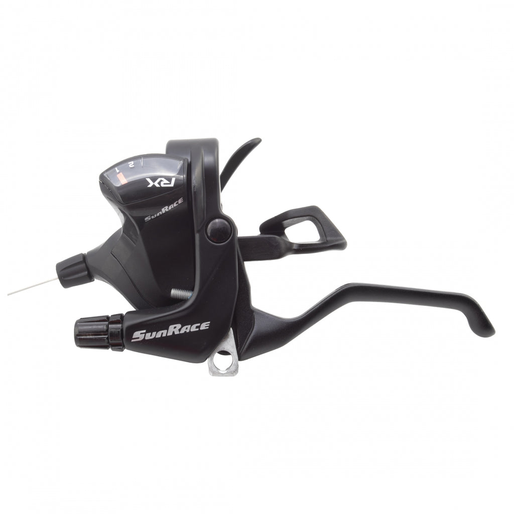 SUNRACE HB STFX33 FLAT BAR TRIGGER/BRAKE 2s LH V BLACK