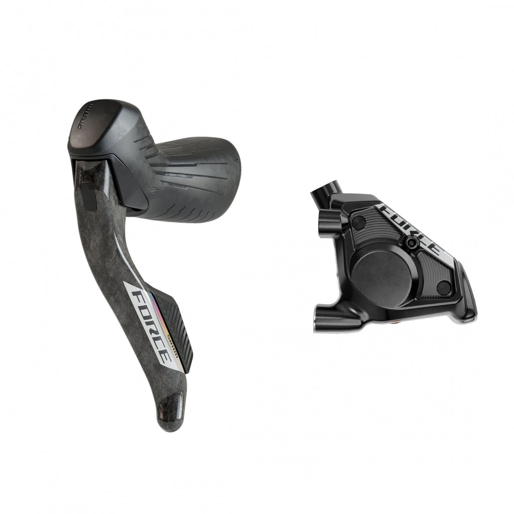 SRAM FORCE ETAP AXS E1 HYDRAULIC DISC RIGHT-HAND 1800 w/CALIPER/FLAT MOUNT 20mm NO ROTOR BLACK (P)